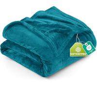 Utopia Bedding Couverture Polaire [228x228 cm, Turquoise] Plaid pour Lits, Canapés, Chaises et Divans - 300 GSM Couverture Chaude, Douce et Épaisse pour Toutes Les Saisons