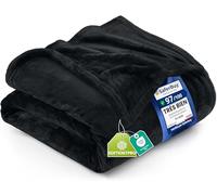 Utopia Bedding Couverture Polaire Flanelle Microfibre [150x200 cm, Noir]