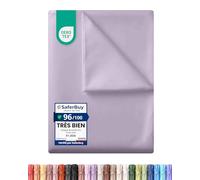 Utopia Bedding - Drap Plat - 225x255cm - Lavande | Certifié Oeko-TEX - Polyester brossé Doux - Microfibre - Sans élastique
