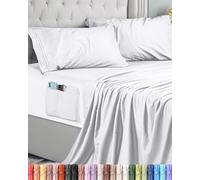 Utopia Bedding Ensemble de Drap 4 Pièces, Blanc, 135x190 cm