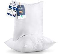 Utopia Bedding Garnissage Coussin 35 x 35 cm Lot de 2 Blanc