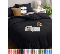 Utopia Bedding Housse de Couette 200x200 2 Personnes, Noir