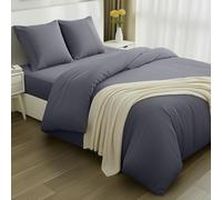 Utopia Bedding - Housse de Couette 220x240cm, (Gris)