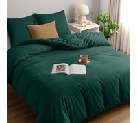 Utopia Bedding Housse de Couette 240x260 cm avec 2 Taies d'oreiller 65x65 cm (Émeraude)- Parure de Lit 240 x 260 cm - Ensembles de Housses de Couette en Microfibre brossée Douce