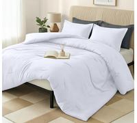 Utopia Bedding Insert de Couette (Grand lit) - Ultra pelucheuse hypoallergénique, garnissage en Fibres siliconées, Couette Alternative au Duvet (Blanc)