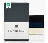 Utopia Bedding Jersey Drap-Housse, Anthracite, 140 x 200 cm - 25 cm de découpe pour Matelas épais, Drap de lit Poly-Coton