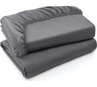 Utopia Bedding Lot de 2 Drap Housse - Twin - Coupes de 35 cm pour Matelas épais - Microfibre brossée
