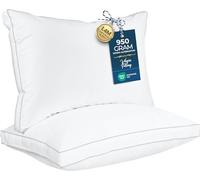 Utopia Bedding Lot de 2 oreillers de lit pour Dormir de Taille Standard (Blanc), rafraîchissant, de qualité hôtelière, Oreiller à Soufflets pour Les Personnes Dormant sur Le Dos, Le Ventre ou Le côté