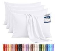 Utopia Bedding Lot de 4 taies d'oreiller, 50 x 75 cm - Blanc