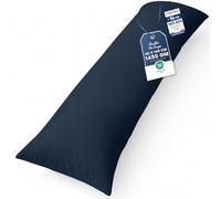 Utopia Bedding Oreiller de Corps 145x40 cm, Coussin de Grossesse Bleu Marine