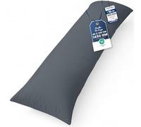 Utopia Bedding Oreiller de Corps 145x40 cm, Coussin de Grossesse Gris