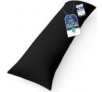 Utopia Bedding Oreiller de Corps 145x40 cm, Coussin de Grossesse Noir