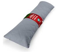 Utopia Bedding Oreiller matelassé pour Le Corps, 40x145 cm Oreiller de Grossesse et de maternité, Oreiller pour Dormir sur Le côté, Rembourrage en Polyester Doux (Gris)