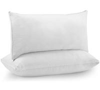 Utopia Bedding Oreillers 40 x 80 cm (2 Pièces), Rembourrage en Fibres Creuses Vierges 3D, Oreiller Doux et Facile à Entretenir (Blanc)