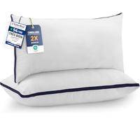 Utopia Bedding Oreillers 40x70 cm Lot de 2, Doux, Bleu Marine | Garnissage en Fibres Creuses 3D, Confort pour le Sommeil, Housse Douce et Respirante, Entretien Facile