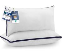Utopia Bedding Oreillers 40x80 cm Lot de 2, Doux, Bleu Marine