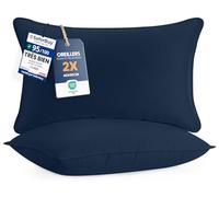 Utopia Bedding Oreillers 40x80cm Lot de 2, Coussins de Lit Bleu Marine