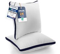 Utopia Bedding Oreillers 45x45 cm Lot de 2, Doux, Bleu Marine