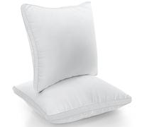 Utopia Bedding Oreillers 65 x 65 cm (2 Pièces), Rembourrage en Fibres Creuses Vierges 3D, Oreiller Doux et Facile à Entretenir (Blanc)