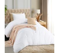 Utopia Bedding Parure de lit 2 pièces avec housse de couette et taies d'oreiller - Parure de lit 2 pièces avec fermeture éclair - 1 housse de couette et 1 taie d'oreiller - En microfibre brossée douce