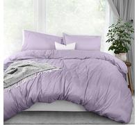 Utopia Bedding - Parure de lit 3 pièces avec Fermeture éclair pour lit Queen-Size - 1 Housse de Couette avec 2 Housses de Coussin - en Microfibre brossée Douce - 228 x 228 cm (pour lit Queen-Size,