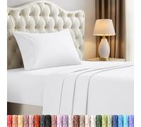 Utopia Bedding - Parure de lit 3 pièces en Microfibre brossée, résistante au rétrécissement et à la décoloration, Facile d'entretien (lit Simple XL Extra Long, Blanc)