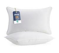 Utopia Bedding Pillow (Lot de 2), 40 x 80 cm, Oreiller de Sommeil, Coussin Respirant et Doux (Blanc)