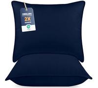 Utopia Bedding Pillow (Lot de 2), 60 x 60 cm, Oreiller de Sommeil, Coussin Respirant et Doux (Bleu Marine)