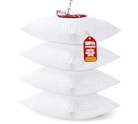 Utopia Bedding Protège Oreiller 30x50 cm (Lot de 4) Imperméable avec Fermeture Éclair, Housse Oreiller, Certifié Oeko-TEX Taie Oreiller