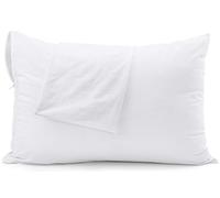 Utopia Bedding Protège Oreiller 40 x 70 cm (Lot de 2) Imperméable avec Fermeture Éclair, Housse d'oreiller en éponge, Certifié Oeko-TEX Taie Oreiller