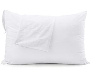 Utopia Bedding Protège Oreiller 50 x 70 cm (Lot de 2) Imperméable avec Fermeture Éclair, Housse d'oreiller en éponge, Certifié Oeko-TEX Taie Oreiller
