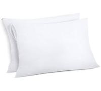 Utopia Bedding Protège Oreiller 80x80 cm (Lot de 2) Imperméable avec Fermeture Éclair, Housse Oreiller, Certifié Oeko-TEX Taie Oreiller