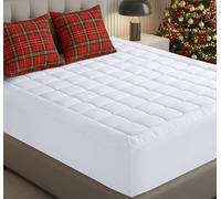 Utopia Bedding Surmatelas de qualité supérieure en Micro Peluche Ultra Doux et surrembourré (Simple)