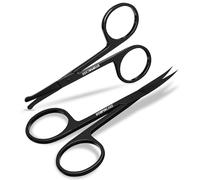 Utopia Care Ciseaux à sourcils professionnels en acier inoxydable pour homme et femme, ciseaux pour poils de nez, moustache, barbe, cils, oreilles, noir