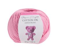 Utopia Crafts Amigurumi Cotton DK Yarn for Crochet and Knitting 50% Cotton, 50% Acrylic Blended, 50g (1, Light Pink)
