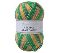 Utopia Crafts Aran Ombre Fil à tricoter et crochet Multicolore 300 g - 600 m (013)