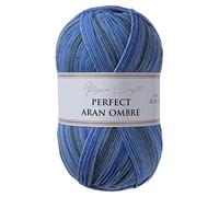 Utopia Crafts Aran Ombre Fil à tricoter et crochet Multicolore 300 g - 600 m (015)