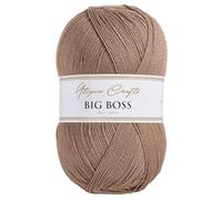 Utopia Crafts Big Boss 400g Knitting & Crochet Yarn 1200m (Cappuccino Beige)