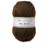 Utopia Crafts Big Boss 400g Knitting & Crochet Yarn 1200m (Chocolate)