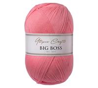 Utopia Crafts Big Boss 400g Knitting & Crochet Yarn 1200m (Coral Pink)