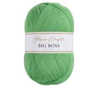 Utopia Crafts Big Boss 400g Knitting & Crochet Yarn 1200m (Leaf Green)