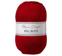 Utopia Crafts Big Boss 400g Knitting & Crochet Yarn 1200m (Poppy Red)