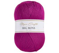 Utopia Crafts Big Boss 400g Knitting & Crochet Yarn 1200m (Royal Magenta)