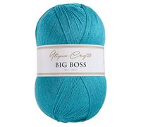 Utopia Crafts Big Boss 400g Knitting & Crochet Yarn 1200m (Teal Blue)