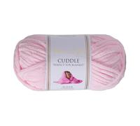 Utopia Crafts Cuddle Laine Chenille, Fil Chenille, Pelote de Laine à Tricoter Super Épaisse de 100 g (60 m), Moelleuse, Douce, Facile à Utiliser, Idéale pour Crochet et Tricot, Rose Layette