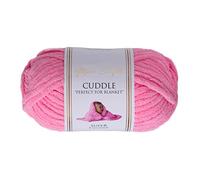 Utopia Crafts Cuddle Super Chunky Fil chenille doux pour tricot et crochet, 100 g - 60 m (rose vif)
