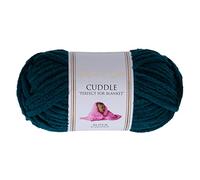 Utopia Crafts Cuddle Super Chunky Fil Chenille Doux pour Tricot et Crochet, 100 g - 60 m (Vert Émeraude)