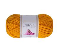 Utopia Crafts Cuddle Super Chunky Fil chenille doux pour tricot et crochet, 100 g - 60 m (moutarde)