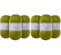 Utopia Crafts DK Double Knitting Yarn 3x 100g (Olive Oil) (Lot de 2)