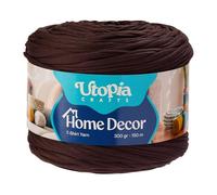 Utopia Crafts Fil T-Shirt pour Crochet et Tricot Home Decor 300g/150m Fil Textile Élastique Microfibre Oeko-Tex Pour Paniers Sacs Tapis & Macramé Lavable en Machine Crochet 5-7 mm (Bordeaux profond)